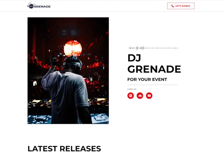 Website Builder | In just a few minutes, easily create your website - DJ