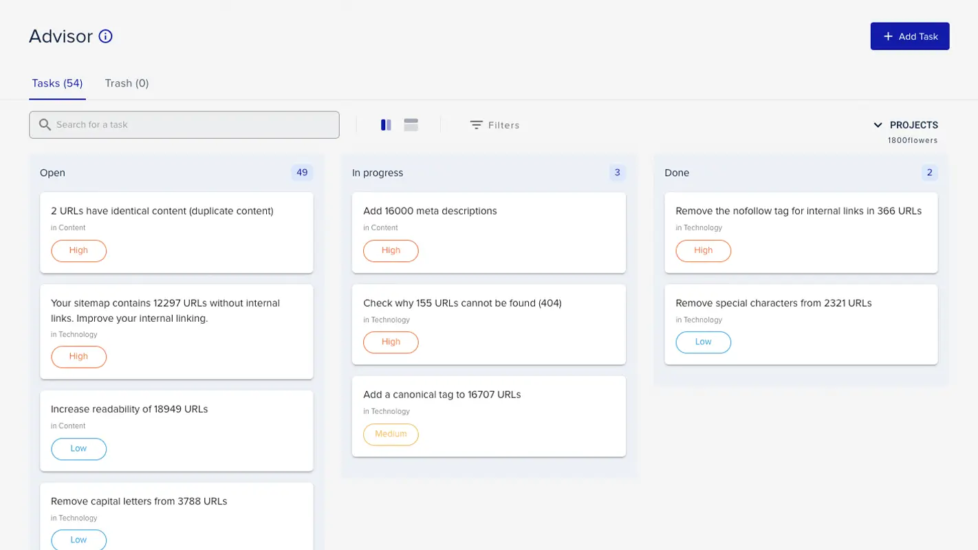XOVI NOW | Website SEO Tools | 10% OFF - SEO Advisor